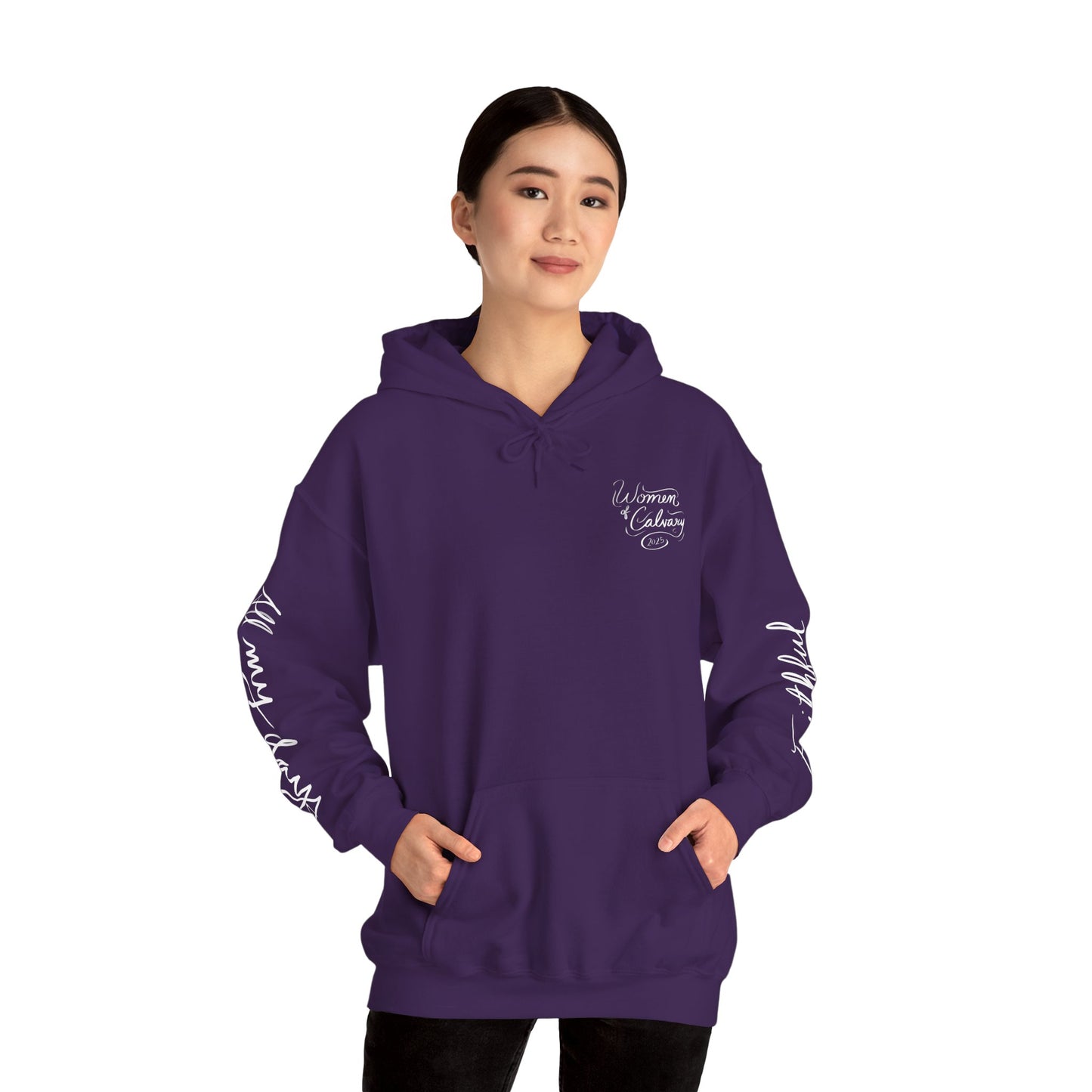 "Faithful~All my days" Women's hoodie