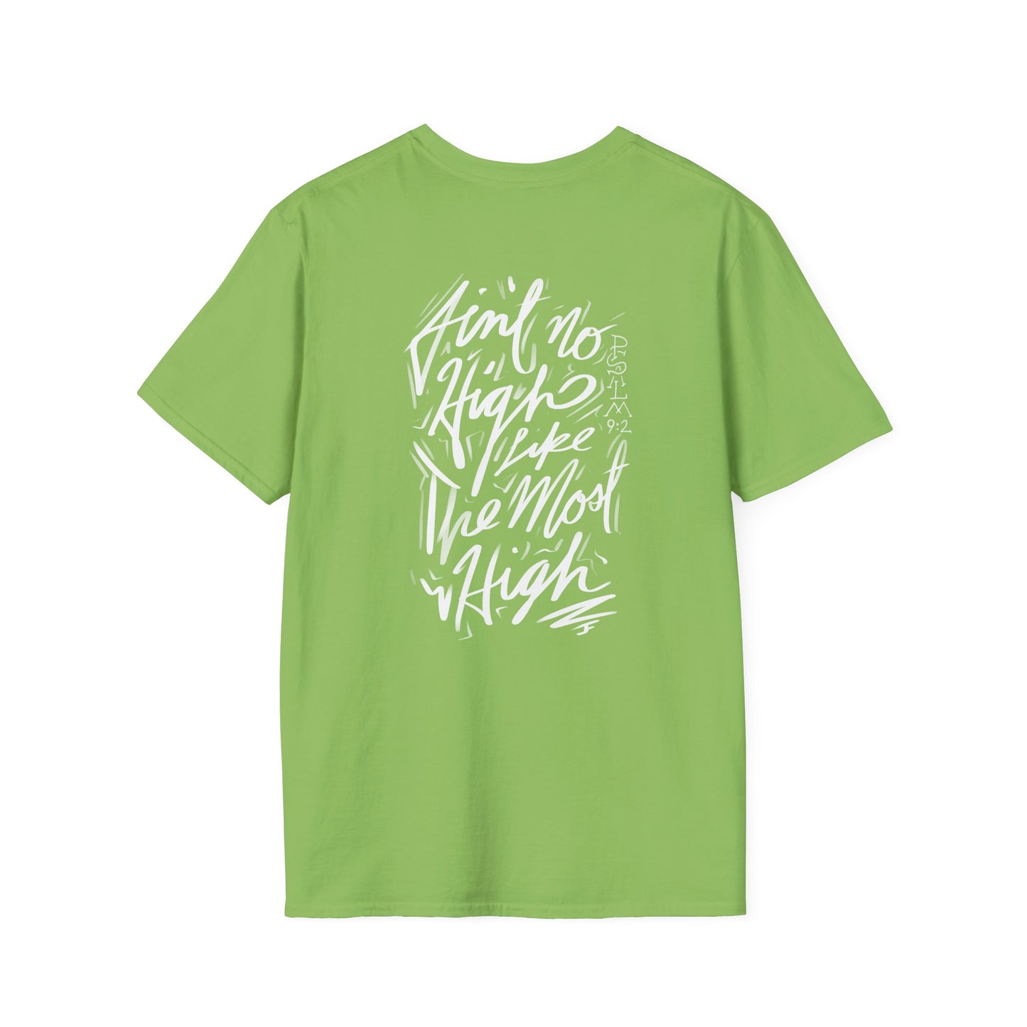 "Ain't No High" (swapped front/back) unisex T-shirt