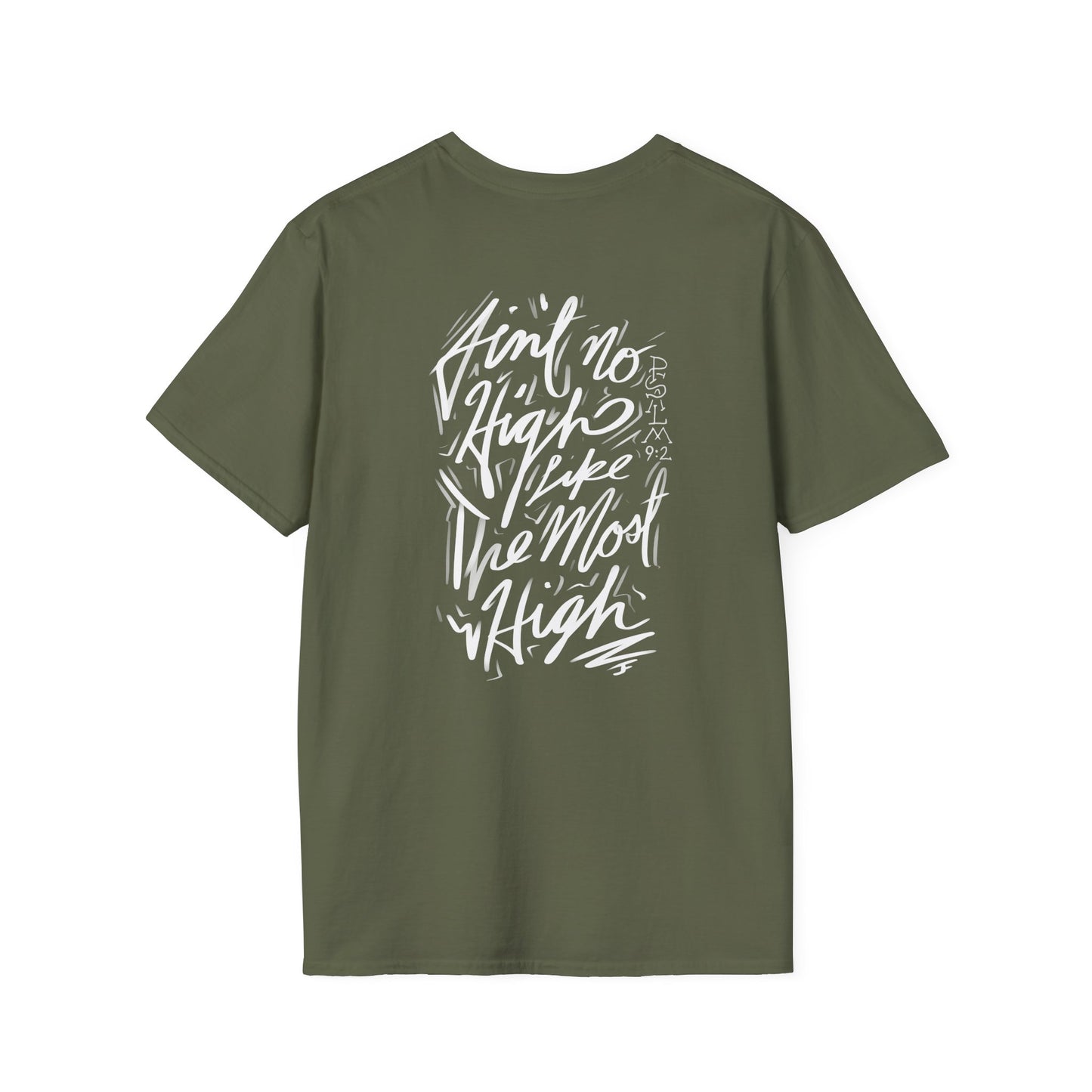 "Ain't No High" (swapped front/back) unisex T-shirt