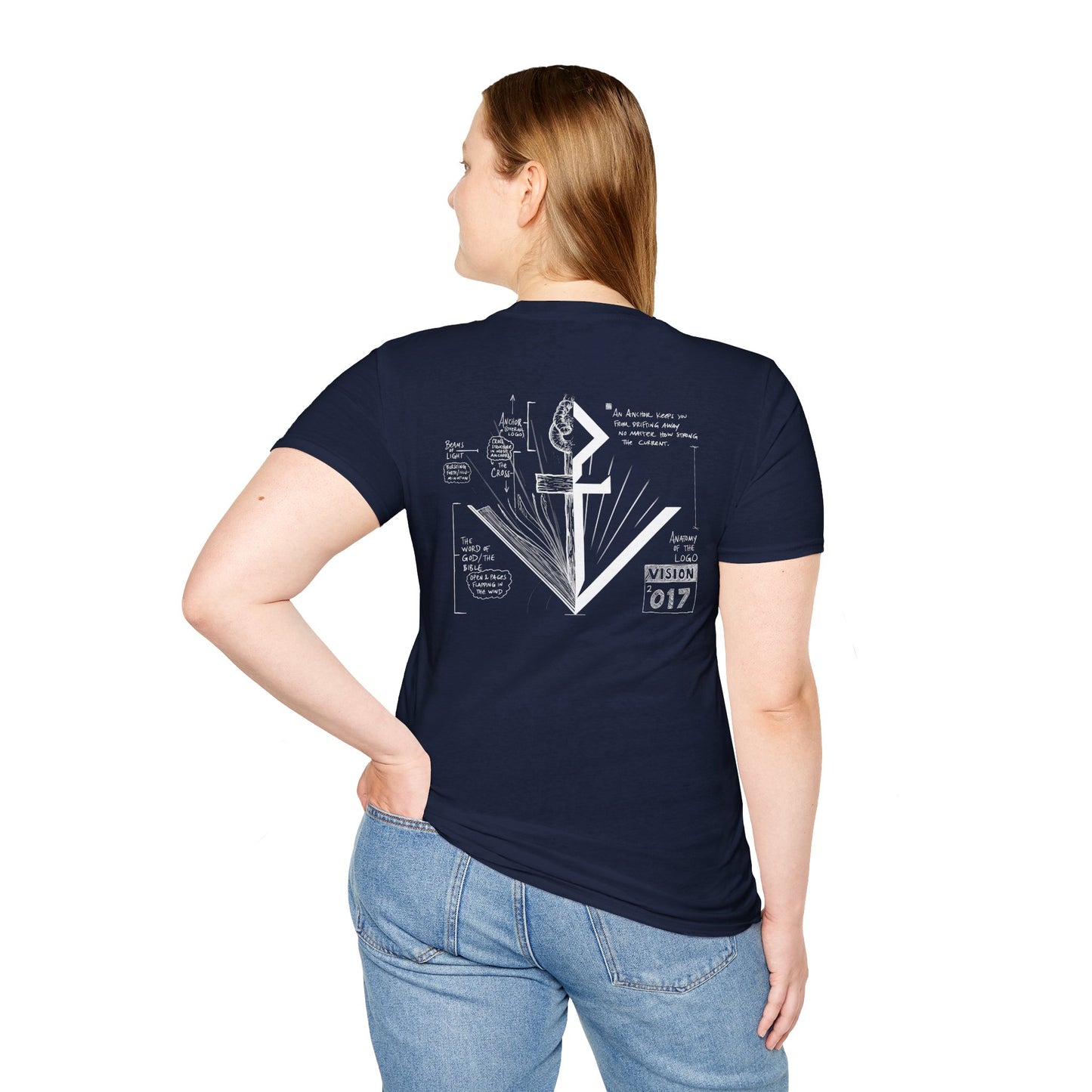 "Anatomy of the Logo" unisex T-shirt