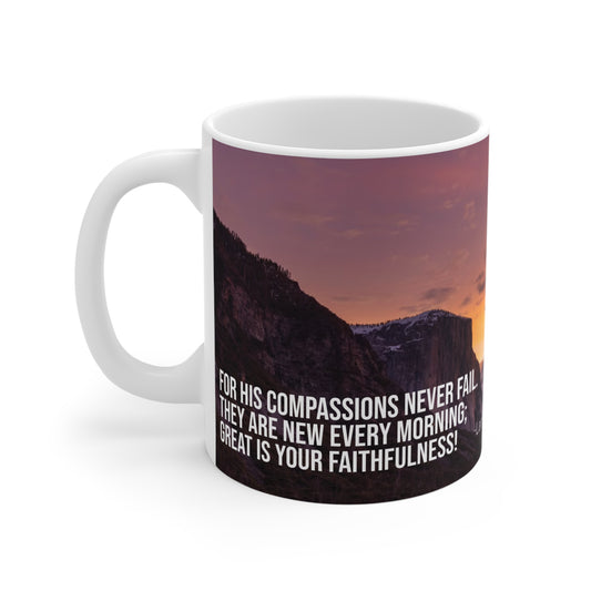 "New Every Morning" | Coffee mug