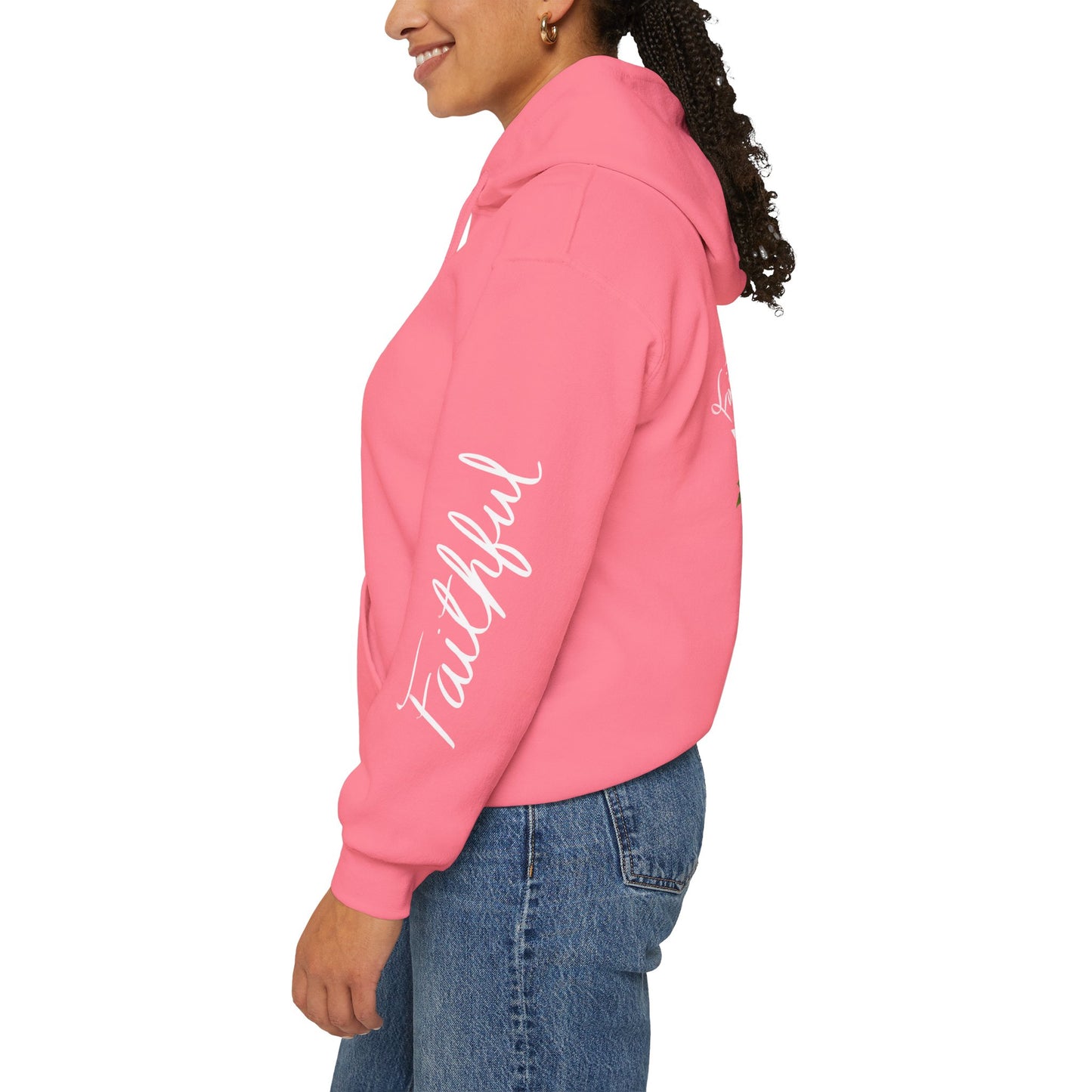 "Faithful~All my days" Women's hoodie