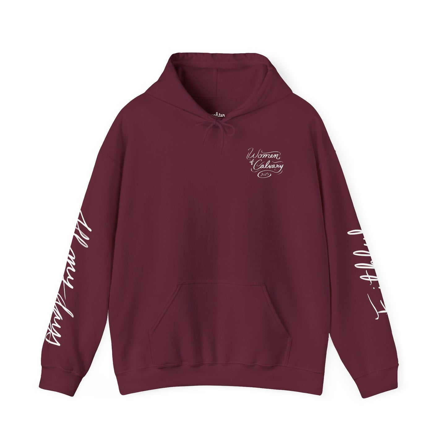 "Faithful~All my days" Women's hoodie