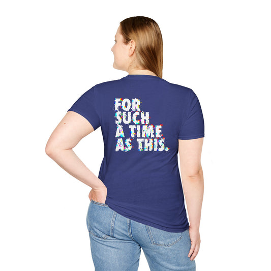"For such a Time / glitch" unisex T-shirt