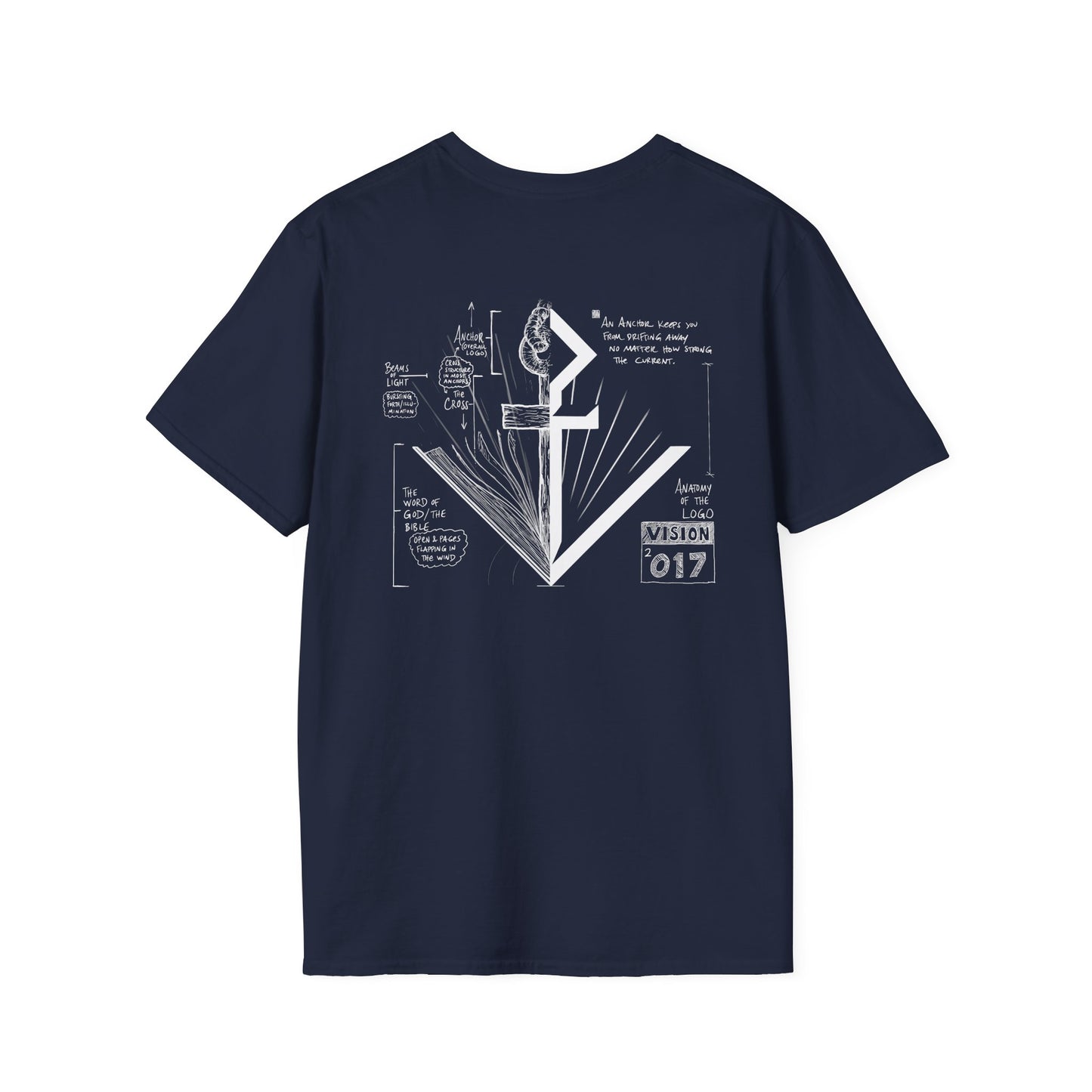 "Anatomy of the Logo" unisex T-shirt