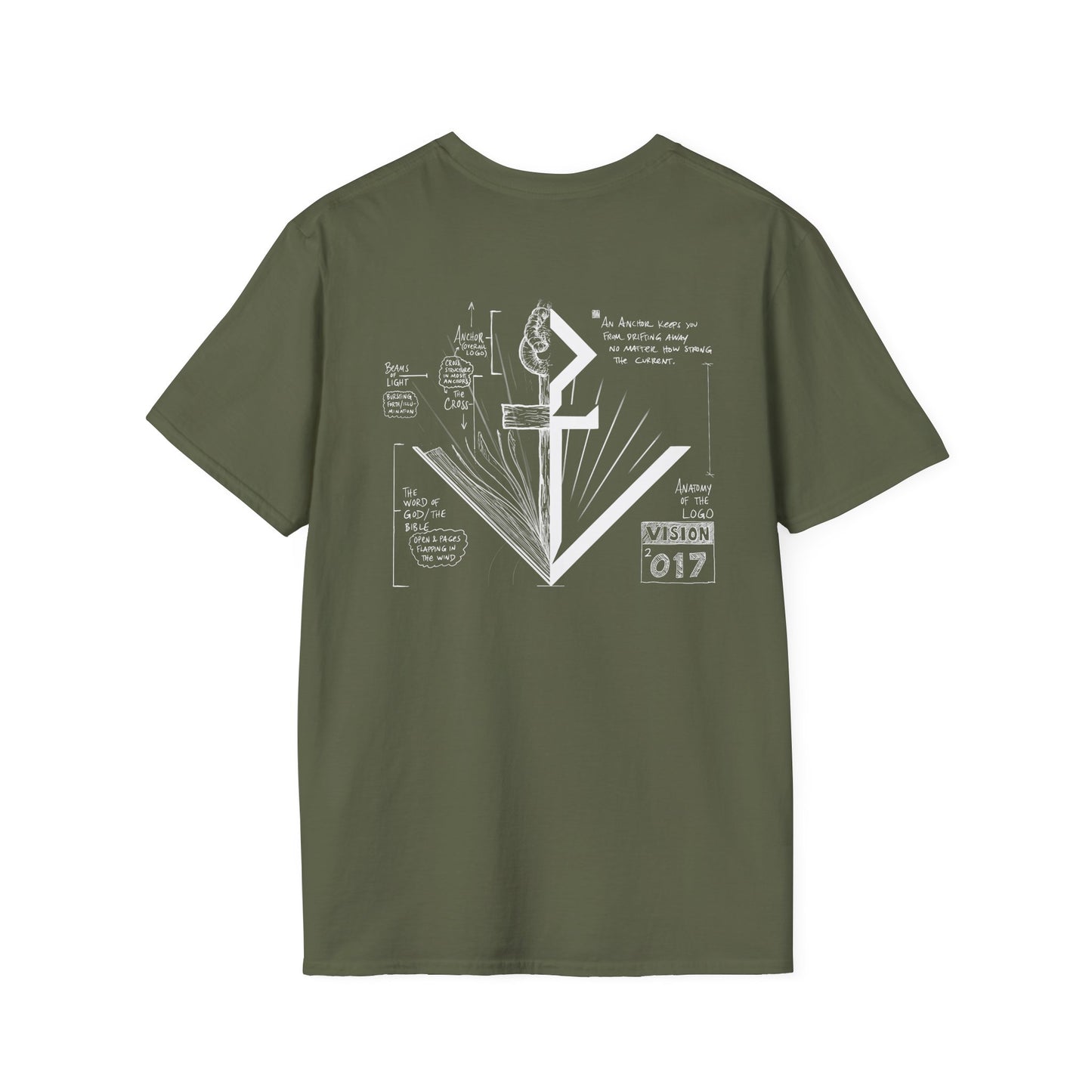 "Anatomy of the Logo" unisex T-shirt